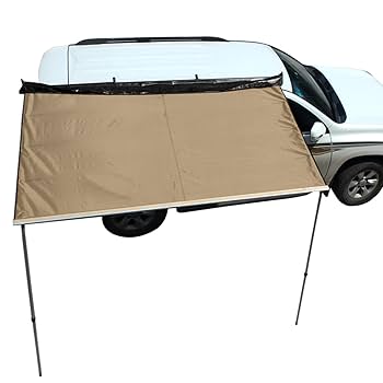 カーサイドオーニング サンシェードタイプ カーサイドタープ　車用日除けキャンプ用 Amazon | kaitou タープ テント 車用 汎用 カーサイドオーニング